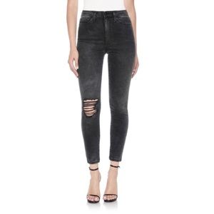Joe's High Rise Black Skinny Jeans